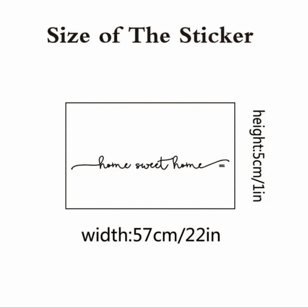 🤯5/$25🤯 ❤️HOST PICK❤️ NEW “home sweet home” Wall Decal
